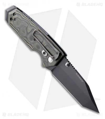 Hogue Knives EX02 Knife Tanto Green G-Mascus (3.375" Black Plain) 34268 2 Hogue Knives EX02 Knife Tanto Green G-Mascus (3.375" Black Plain) 34268 - Image 2