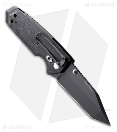 Hogue Knives EX02 Knife Tanto Black/Gray G-Mascus (3.375" Black Plain) 34269 2 Hogue Knives EX02 Knife Tanto Black/Gray G-Mascus (3.375" Black Plain) 34269 - Image 2
