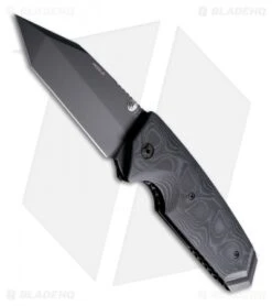 Hogue Knives EX02 Knife Tanto Black/Gray G-Mascus (3.75" Plain) 34249