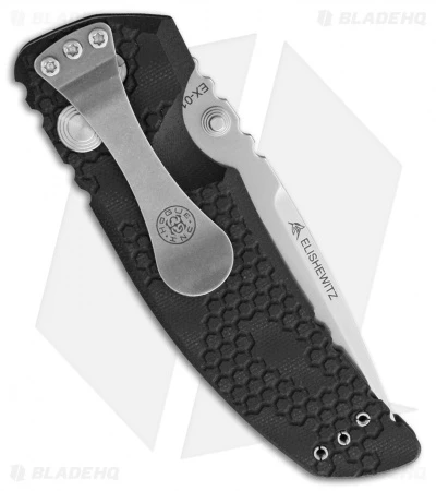 Hogue Knives EX-01 Drop Point Folding Knife Black G-10 (3.5" Stonewash) 34177 2 Hogue Knives EX-01 Drop Point Folding Knife Black G-10 (3.5" Stonewash) 34177 - Image 2