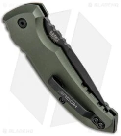 Hogue Knives A01 Microswitch Automatic Knife OD Green (2.6" Black) 24111 6 Hogue Knives A01 Microswitch Automatic Knife OD Green (2.6" Black) 24111 -Hogue Knife Shop Hogue Knives A01 Microswitch Auto OD Green Black 24111 BHQ 95382 jr side