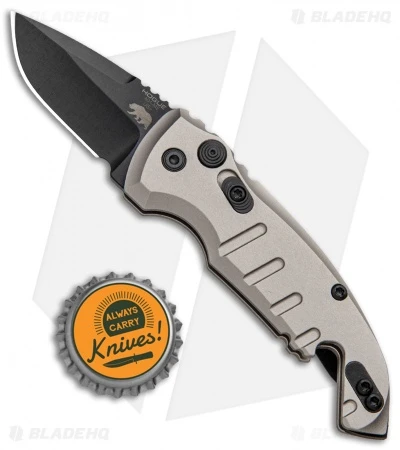 Hogue Knives CA Legal A01 Microswitch Automatic Knife FDE (1.8" Black) 4 Hogue Knives CA Legal A01 Microswitch Automatic Knife FDE (1.8" Black) - Image 4