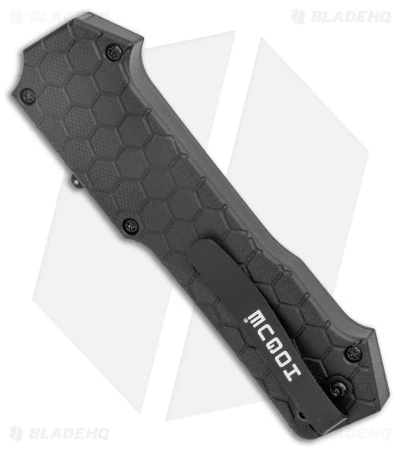 Hogue Knives Compound OTF Auto Knife Clip Point Black W/ Tritium (3.5" Black) 3 Hogue Knives Compound OTF Auto Knife Clip Point Black W/ Tritium (3.5" Black) - Image 3