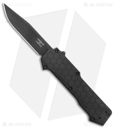 Hogue Knives Compound OTF Auto Knife Clip Point Black W/ Tritium (3.5" Black) 1 Hogue Knives Compound OTF Auto Knife Clip Point Black W/ Tritium (3.5" Black)