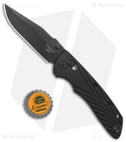Hogue Knives Deka Clip Point Pocket Knife Black G-10 (3.25" Black 20CV) 7 Hogue Knives Deka Clip Point Pocket Knife Black G-10 (3.25" Black 20CV) -Hogue Knife Shop Hogue Knives Deka Folding DP Black G 10 Black 24276 BHQ 102925 jr bottlecap
