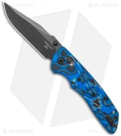 Hogue Knives Deka Clip Point Pocket Knife Blue Lava G-Mascus (3.25" Black 20CV)