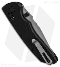 Hogue Knives Deka Clip Point Pocket Knife Black G-10 (3.25" Stonewash 20CV) -Hogue Knife Shop Hogue Knives Deka Folding Drop Point Knife Black G10 3in 25cm Tumble BHQ 102926 td side