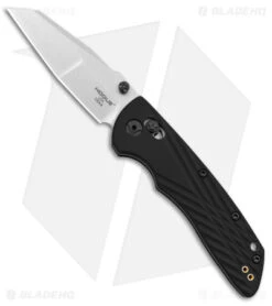 Hogue Knives Deka MagnaCut Wharncliffe Knife Black Polymer (3.25" Stonewash)