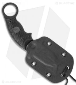 Hogue Knives EX-F03 Hawkbill Karambit Knife Tactical Black (2.25" Grey) 37322 -Hogue Knife Shop Hogue Knives EX F03 Hawkbill Karambit Knife Tactical 2.25 Grey 37322 BHQ 118615 LS Sheath2