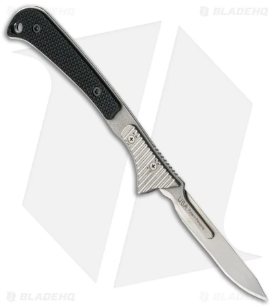 Hogue Knives Expel Scalpel Fixed Blade Knife Black G-10 (3.3" Stonewash ) 35874 2 Hogue Knives Expel Scalpel Fixed Blade Knife Black G-10 (3.3" Stonewash ) 35874 - Image 2