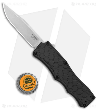 Hogue Knives Exploit OTF Automatic Knife Clip Point Black (3.5" Stonewash) 34050 4 Hogue Knives Exploit OTF Automatic Knife Clip Point Black (3.5" Stonewash) 34050 - Image 4