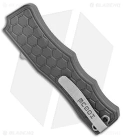 Hogue Knives Exploit OTF Automatic Knife Tanto Gray (3.5" Stonewash) 34042 -Hogue Knife Shop Hogue Knives Exploit OTF Auto Tanto Gray SW BHQ 93906 jr side