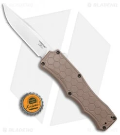 Hogue Knives Exploit OTF Automatic Knife Clip Point FDE (3.5" Tumbled) 34053 -Hogue Knife Shop Hogue Knives Exploit OTF Automatic Knife Clip Point FDE Tumbled 34053 BHQ 109450 kp bottlecap jr