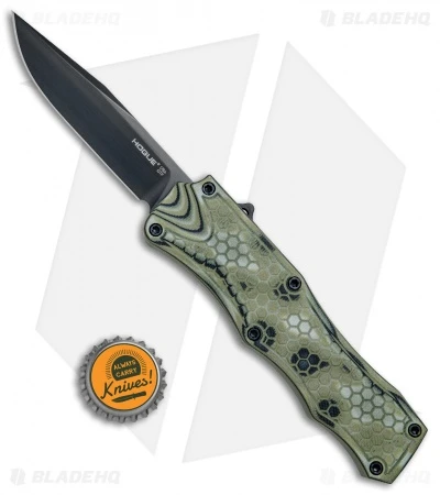 Hogue Knives OTF Automatic Knife Green G-Mascus (3.4" Black) 4 Hogue Knives OTF Automatic Knife Green G-Mascus (3.4" Black) - Image 4