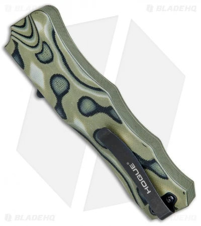 Hogue Knives OTF Automatic Knife Green G-Mascus (3.4" Black) 3 Hogue Knives OTF Automatic Knife Green G-Mascus (3.4" Black) - Image 3