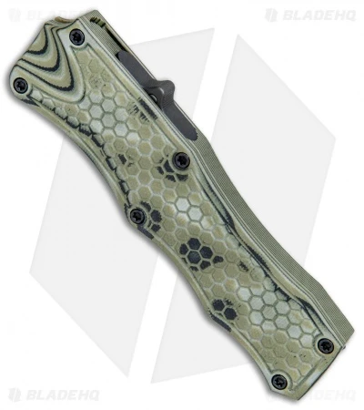 Hogue Knives OTF Automatic Knife Green G-Mascus (3.4" Black) 2 Hogue Knives OTF Automatic Knife Green G-Mascus (3.4" Black) - Image 2