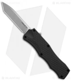Hogue Knives OTF Tanto Automatic Knife Black (3.375" Stonewash) 34000