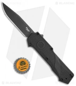 Hogue Knives SIG Compound Tactical OTF Automatic Knife Black G-10 (3.5"Black) -Hogue Knife Shop Hogue Knives SIG Compound Scorpion OTF Auto Black G 10 Black BHQ 118462 jr bottlecap