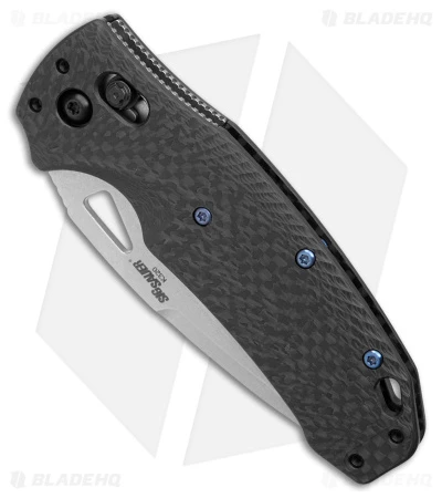 Hogue SIG K320 AXG Drop Point Manual Folding Knife Carbon Fiber (3.5" Stonewash) 2 Hogue SIG K320 AXG Drop Point Manual Folding Knife Carbon Fiber (3.5" Stonewash) - Image 2