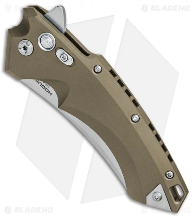 Hogue Knives X5 Wharncliffe Flipper Knife FDE (4" Stonewash) 34544 2 Hogue Knives X5 Wharncliffe Flipper Knife FDE (4" Stonewash) 34544 - Image 2