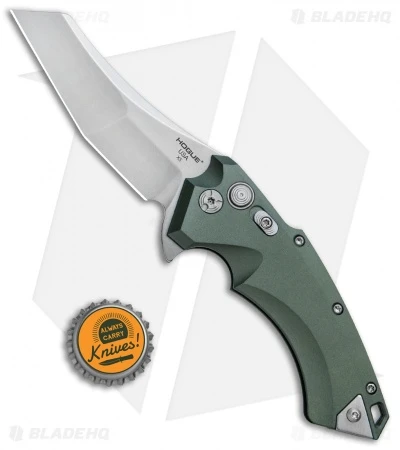 Hogue Knives X5 Wharncliffe Flipper Knife OD Green (3.5" Stonewash) 34561 4 Hogue Knives X5 Wharncliffe Flipper Knife OD Green (3.5" Stonewash) 34561 - Image 4