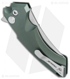 Hogue Knives X5 Wharncliffe Flipper Knife OD Green (3.5" Stonewash) 34561 6 Hogue Knives X5 Wharncliffe Flipper Knife OD Green (3.5" Stonewash) 34561 -Hogue Knife Shop Hogue Knives X 5 Wharncliffe Flipper OD Green SW 3.5in 34561 BHQ 81368 jr side