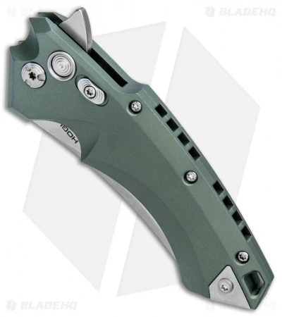 Hogue Knives X5 Wharncliffe Flipper Knife OD Green (3.5" Stonewash) 34561 2 Hogue Knives X5 Wharncliffe Flipper Knife OD Green (3.5" Stonewash) 34561 - Image 2