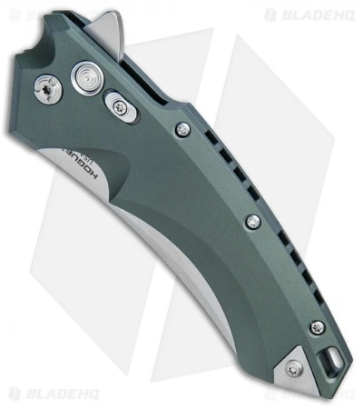 Hogue Knives X5 Wharncliffe Flipper Knife OD Green (4" Stonewash) 34544 2 Hogue Knives X5 Wharncliffe Flipper Knife OD Green (4" Stonewash) 34544 - Image 2