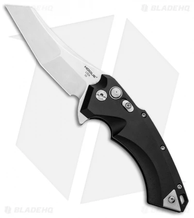 Hogue Knives X5 Wharncliffe Flipper Knife Black Aluminum (3.5" Stonewash) 34560 1 Hogue Knives X5 Wharncliffe Flipper Knife Black Aluminum (3.5" Stonewash) 34560