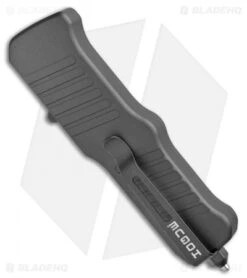 Hogue Mini Incursion D/E OTF Automatic Knife Black Aluminum (3" Black) 54076 -Hogue Knife Shop Hogue Mini Incursion DE OTF Auto Black Alum Black 54076 EXLKRL BHQ 108439 jr side