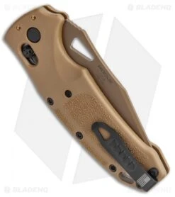 Hogue Sig K320 ABLE Lock Folding Knife Coyote Nylon Poly Tanto Serr (3.5" PVD) 6 Hogue Sig K320 ABLE Lock Folding Knife Coyote Nylon Poly Tanto Serr (3.5" PVD) -Hogue Knife Shop Hogue Sig K320 Nitron ABLE Coyote Poly DP Tan Serr 36373 BHQ 117080 jr side