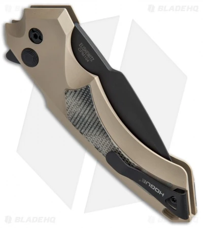 Hogue Knives X5 Tactical Flipper Knife FDE G-Mascus (4" Black) 3 Hogue Knives X5 Tactical Flipper Knife FDE G-Mascus (4" Black) - Image 3