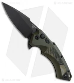 Hogue Knives X5 Tactical Flipper Knife OD Green G-Mascus (4" Black)