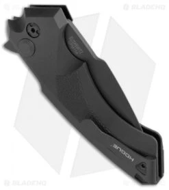 Hogue Knives X5 Tactical Flipper Knife Black G-10 Inlay (3.5" Black) -Hogue Knife Shop Hogue X 5 Tactical Black G 10 Inlay Black 34576 EXLMTG BHQ 49333 jr side