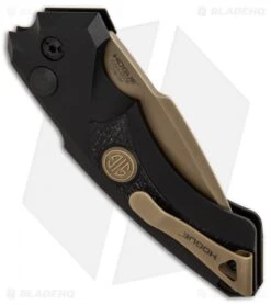 Hogue Knife Shop -Hogue Knife Shop Sig Knives EX A05 Spear Point FDE SW BHQ 84600 er side