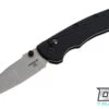 Hogue Deka 3.25" Wharncliffe Blade - Tumbled Finish - Black Polymer Frame