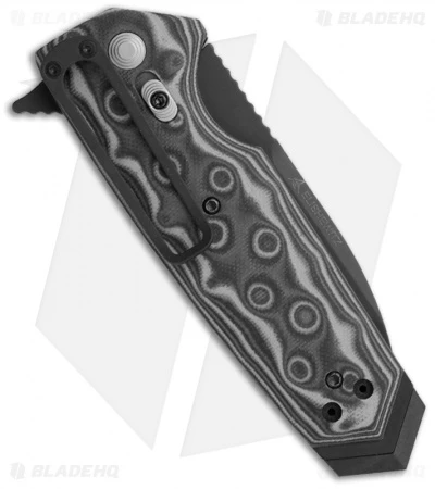 Hogue Knives EX02 Knife Tanto Flipper Black/Gray G-Mascus (3.75" Black) 34209 2 Hogue Knives EX02 Knife Tanto Flipper Black/Gray G-Mascus (3.75" Black) 34209 - Image 2