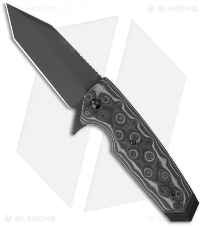Hogue Knives EX02 Knife Tanto Flipper Black/Gray G-Mascus (3.75" Black) 34209 1 Hogue Knives EX02 Knife Tanto Flipper Black/Gray G-Mascus (3.75" Black) 34209