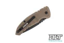 Hogue A01 Microswitch Drop Point - FDE Aluminum - Black Blade -Hogue Knife Shop hogue knives 1 610230 62334.1623435058