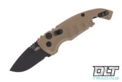 Hogue A01 Microswitch CA Drop Point - FDE Aluminum - Black Blade