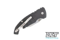 Hogue A01 Microswitch CA Wharncliffe - Grey Aluminum - Tumbled Blade -Hogue Knife Shop hogue knives 1 610260 60564.1623435065