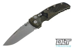 Hogue EX-01 3.5" Drop Point - G-Mascus Green G-10 - Tumbled Blade