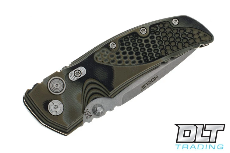 Hogue EX-01 3.5" Drop Point - G-Mascus Green G-10 - Tumbled Blade 4 Hogue EX-01 3.5" Drop Point - G-Mascus Green G-10 - Tumbled Blade - Image 4