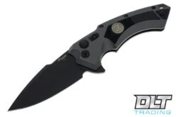 Hogue SIG X5 Tactical Flipper 3.5" Spear Point - Grey Aluminum - Black G-10 Inlay - Blac…