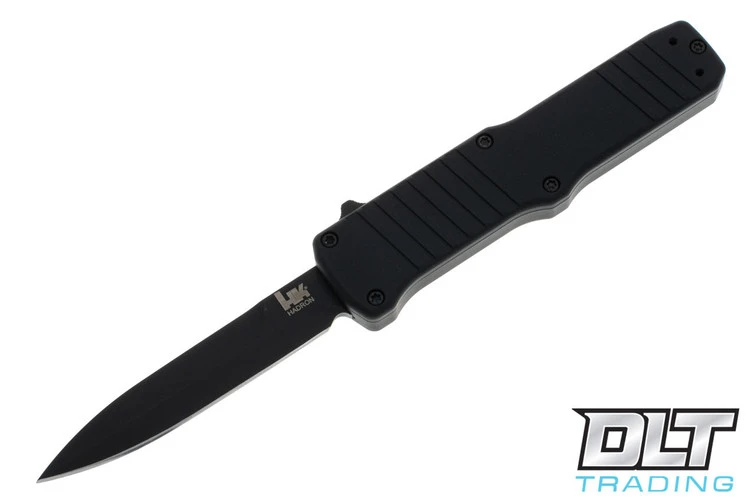 Hogue HK Hadron Bayonet - Black Aluminum - Black Blade 1 Hogue HK Hadron Bayonet - Black Aluminum - Black Blade