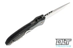 Hogue X1 Microflip Drop Point - Grey Aluminum - Tumbled Blade -Hogue Knife Shop hogue knives 1025268 35175.1635188292