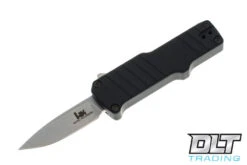 Hogue HK Micro Incursion Clip Point - Black Aluminum - Tumbled Blade