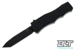 Hogue Exploit Tanto - Black Aluminum - Black Blade