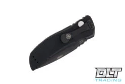 Hogue EX-A01 4" Drop Point - Black Aluminum - Black Blade -Hogue Knife Shop hogue knives 2 610225 46184.1623435082
