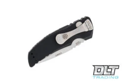 Hogue EX-A01 3.5" Drop Point - Black Aluminum - Tumbled Blade -Hogue Knife Shop hogue knives 2 610245 22209.1623435088